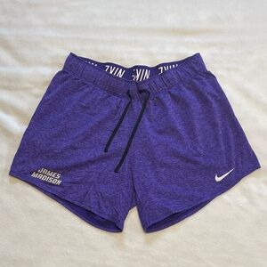 Nike Women's Heathered Purple Athletic Shorts